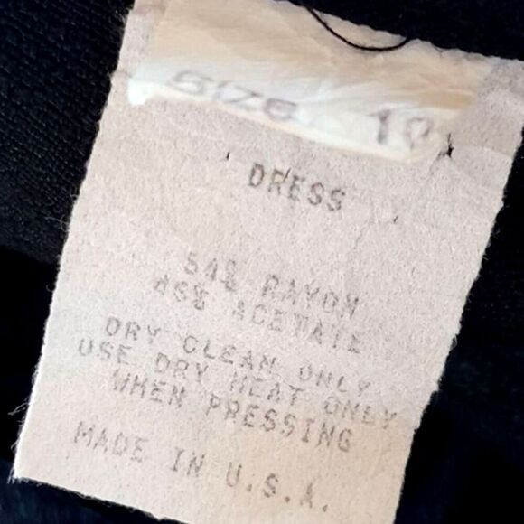 Vtg. Abstract Design Tank Dress - Picture 7 of 16